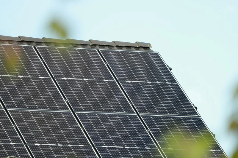 Solaranlage auf Flachdach