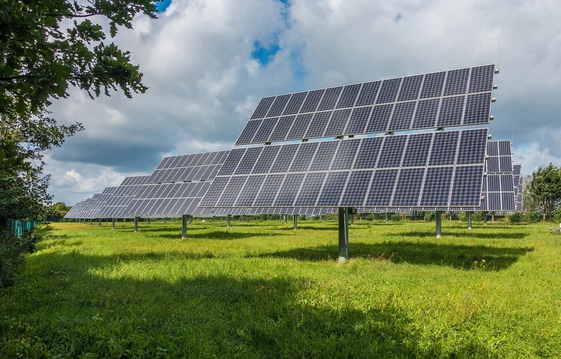 Solaranlage auf Einfamilienhaus